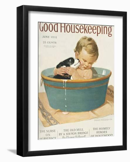 Good Housekeeping, June, 1932-null-Framed Premium Giclee Print