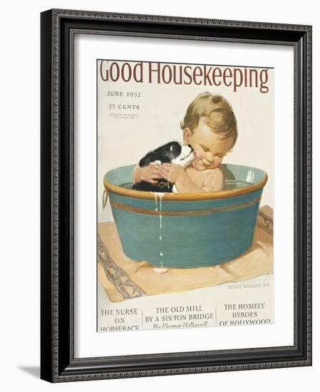 Good Housekeeping, June, 1932-null-Framed Premium Giclee Print