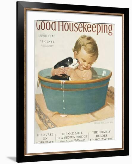 Good Housekeeping, June, 1932-null-Framed Premium Giclee Print