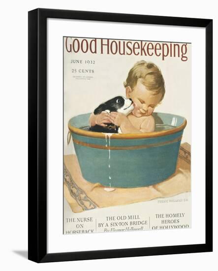 Good Housekeeping, June, 1932-null-Framed Premium Giclee Print