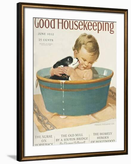 Good Housekeeping, June, 1932-null-Framed Premium Giclee Print