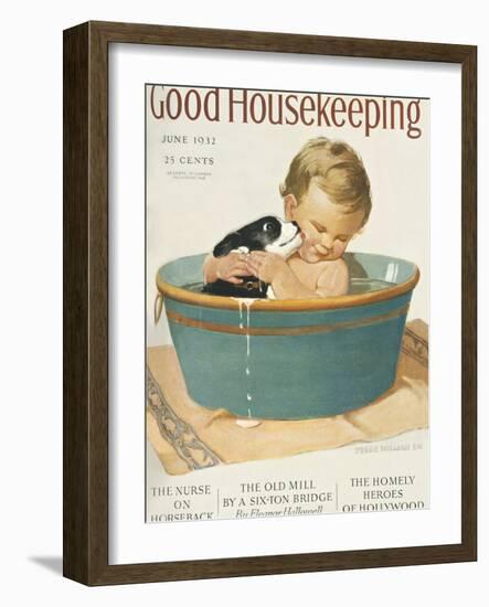 Good Housekeeping, June, 1932-null-Framed Art Print