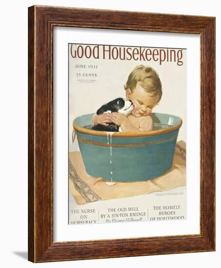 Good Housekeeping, June, 1932-null-Framed Art Print