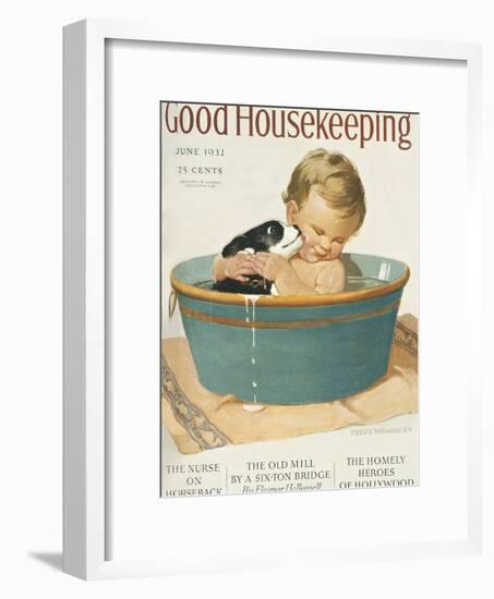 Good Housekeeping, June, 1932-null-Framed Art Print