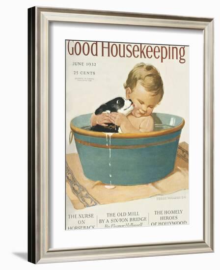 Good Housekeeping, June, 1932-null-Framed Art Print