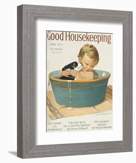 Good Housekeeping, June, 1932-null-Framed Premium Giclee Print