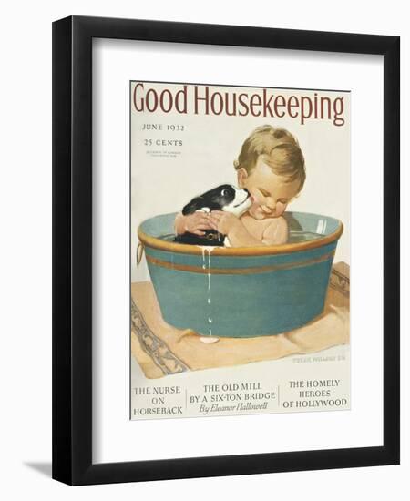 Good Housekeeping, June, 1932-null-Framed Premium Giclee Print