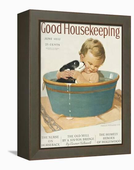 Good Housekeeping, June, 1932-null-Framed Stretched Canvas