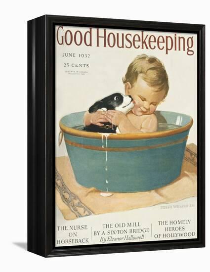 Good Housekeeping, June, 1932-null-Framed Stretched Canvas