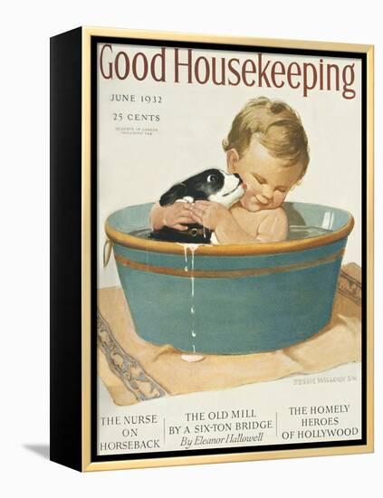 Good Housekeeping, June, 1932-null-Framed Stretched Canvas