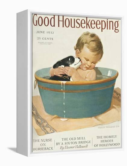Good Housekeeping, June, 1932-null-Framed Stretched Canvas