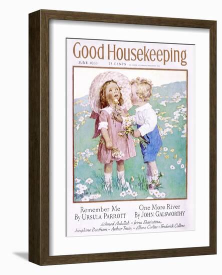 Good Housekeeping, June 1933-null-Framed Art Print