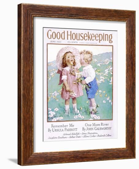 Good Housekeeping, June 1933-null-Framed Art Print