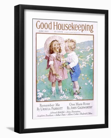 Good Housekeeping, June 1933-null-Framed Art Print