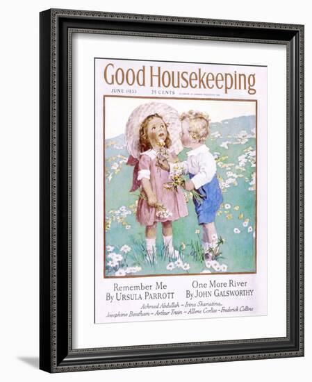 Good Housekeeping, June 1933-null-Framed Art Print