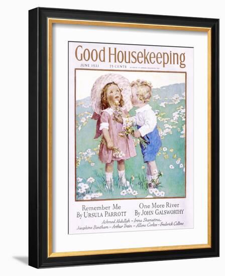 Good Housekeeping, June 1933-null-Framed Art Print