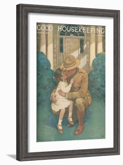 Good Housekeeping, March 1918-null-Framed Art Print