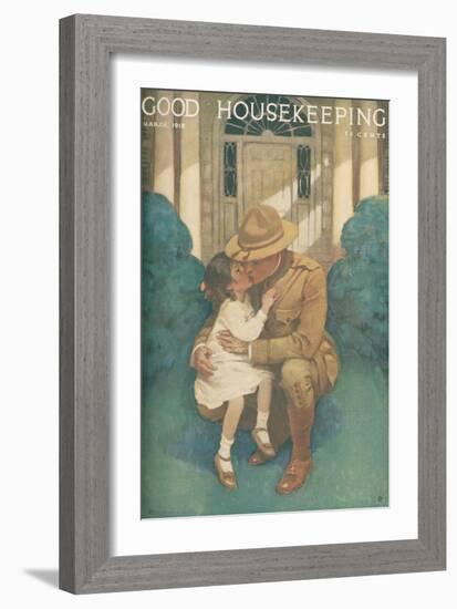 Good Housekeeping, March 1918-null-Framed Art Print