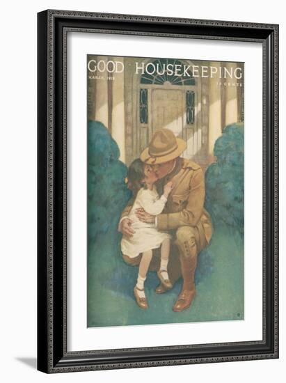 Good Housekeeping, March 1918-null-Framed Art Print