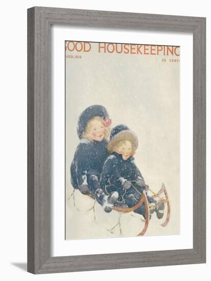 Good Housekeeping, March 1919-null-Framed Art Print