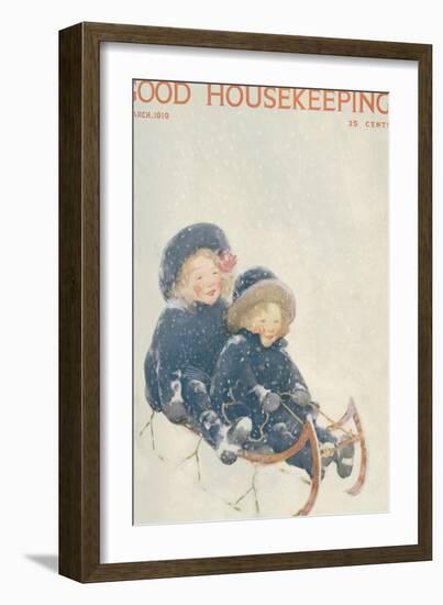 Good Housekeeping, March 1919-null-Framed Art Print