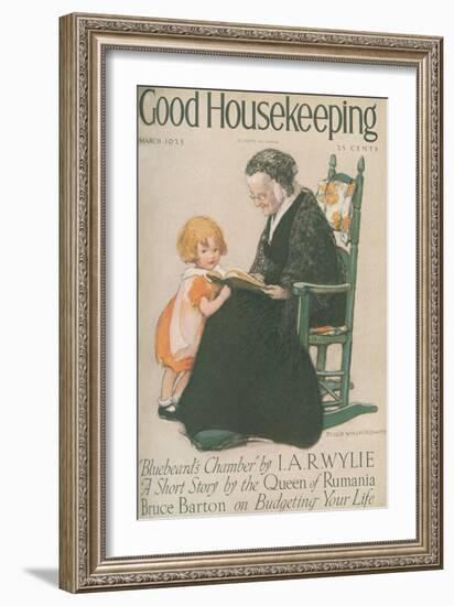 Good Housekeeping, March 1925-null-Framed Art Print