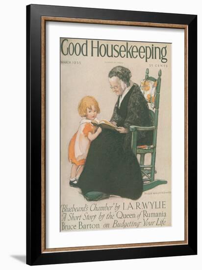 Good Housekeeping, March 1925-null-Framed Art Print