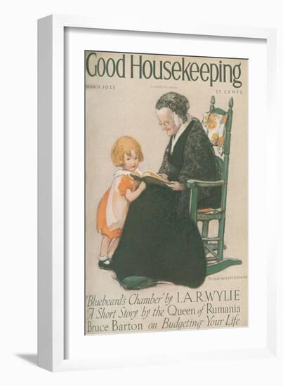 Good Housekeeping, March 1925-null-Framed Art Print