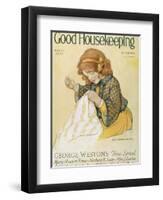 Good Housekeeping, March, 1926-null-Framed Art Print