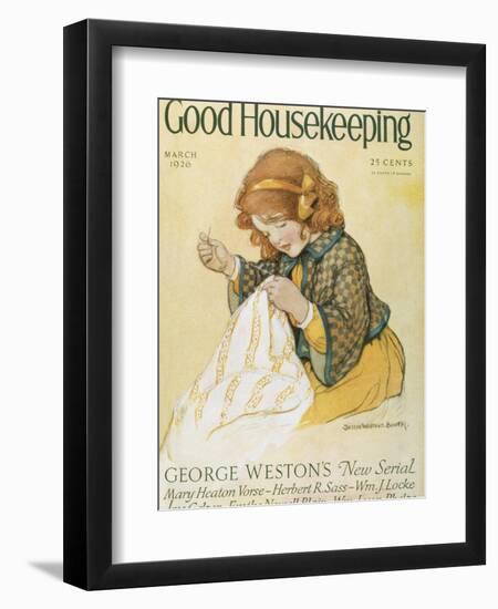 Good Housekeeping, March, 1926-null-Framed Art Print
