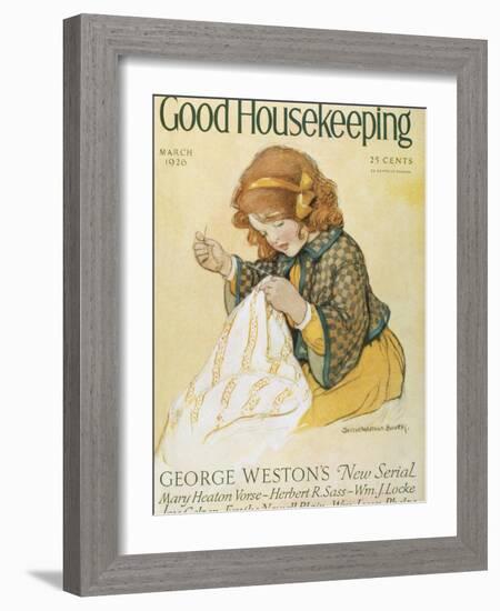 Good Housekeeping, March, 1926-null-Framed Art Print