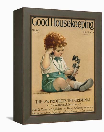 Good Housekeeping, March 1927-null-Framed Stretched Canvas