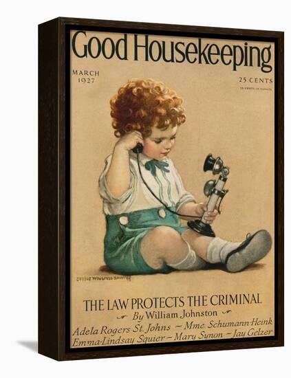 Good Housekeeping, March 1927-null-Framed Stretched Canvas