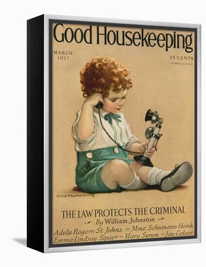 Good Housekeeping, March 1927-null-Framed Stretched Canvas