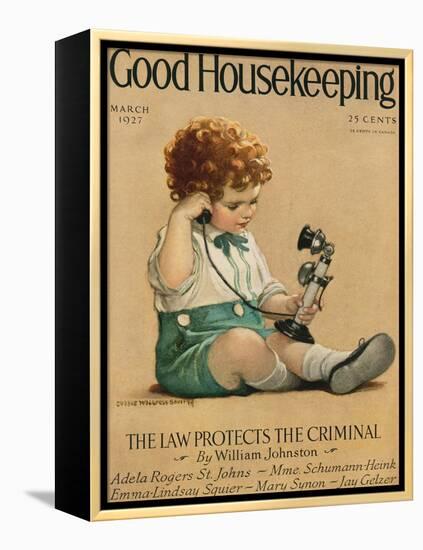 Good Housekeeping, March 1927-null-Framed Stretched Canvas