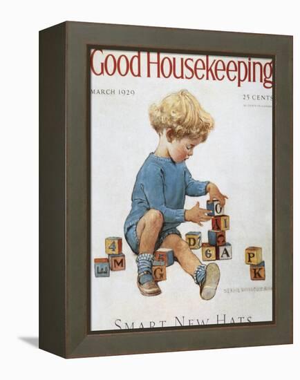 Good Housekeeping, March, 1929-null-Framed Stretched Canvas