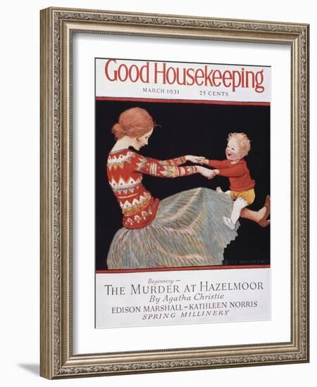 Good Housekeeping, March, 1931-null-Framed Art Print