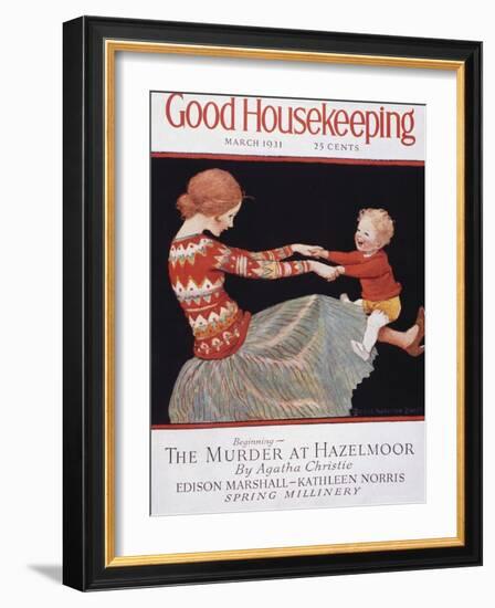 Good Housekeeping, March, 1931-null-Framed Art Print