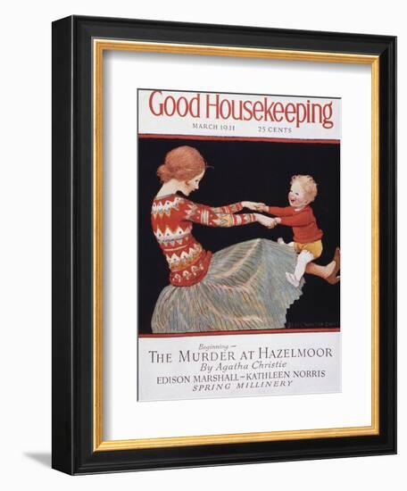 Good Housekeeping, March, 1931-null-Framed Art Print