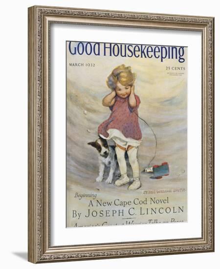 Good Housekeeping, March, 1932-null-Framed Art Print