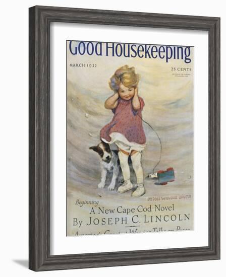 Good Housekeeping, March, 1932-null-Framed Art Print