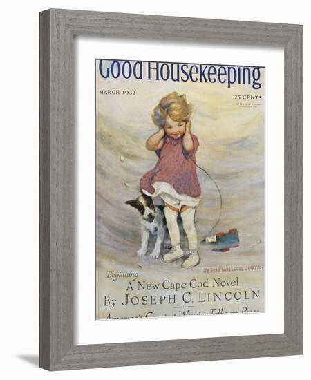 Good Housekeeping, March, 1932-null-Framed Art Print