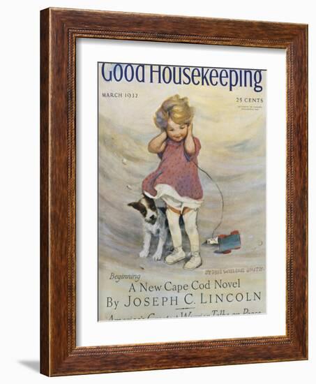 Good Housekeeping, March, 1932-null-Framed Art Print