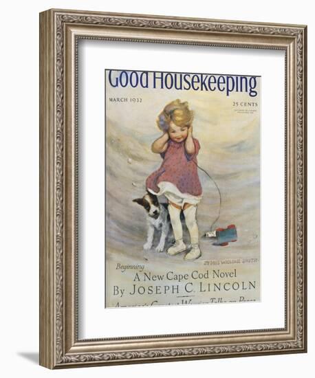 Good Housekeeping, March, 1932-null-Framed Art Print