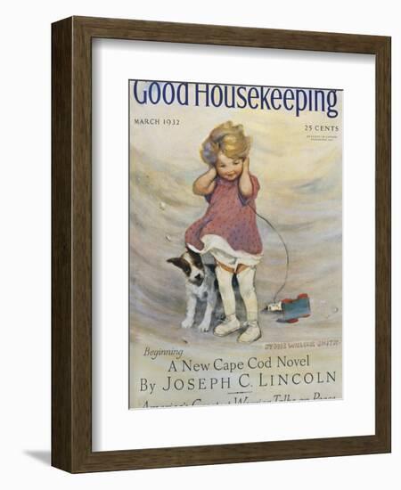 Good Housekeeping, March, 1932-null-Framed Art Print