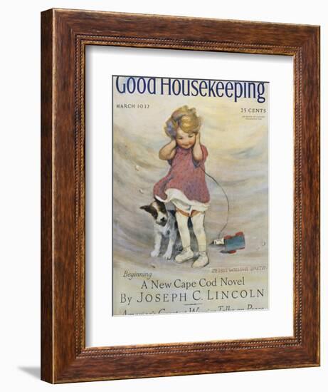 Good Housekeeping, March, 1932-null-Framed Art Print