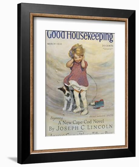 Good Housekeeping, March, 1932-null-Framed Art Print