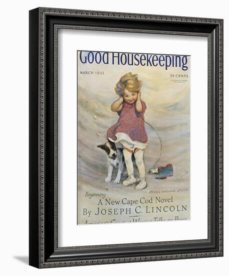 Good Housekeeping, March, 1932-null-Framed Art Print