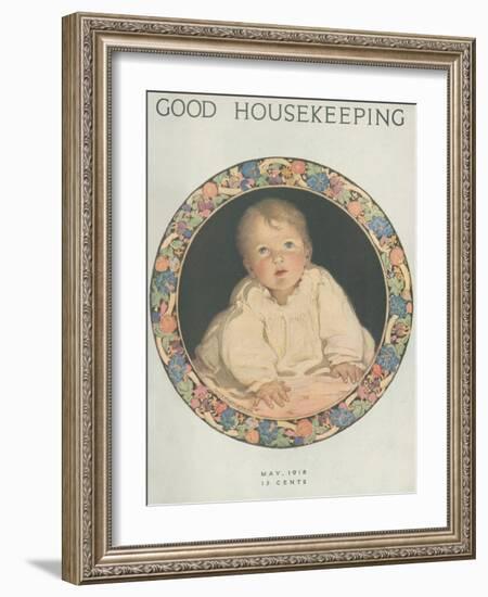 Good Housekeeping, May 1918-null-Framed Art Print