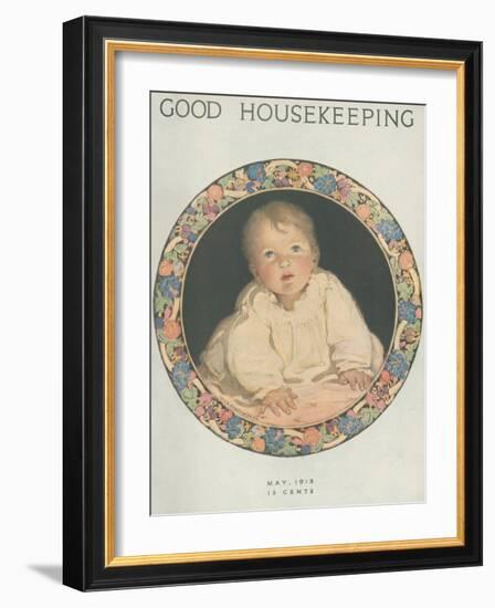 Good Housekeeping, May 1918-null-Framed Art Print